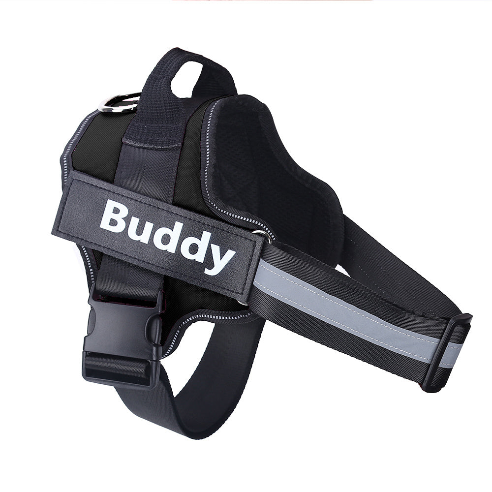 Personalized Reflective Breathable Adjustable Pet Harness Vest