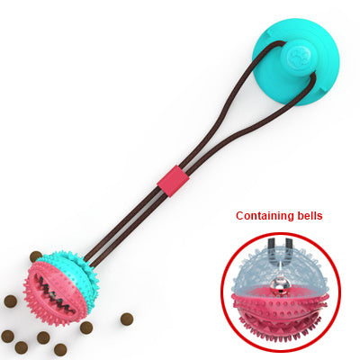 Dog Toys Silicon Suction Cup Tug Interactive Dog Ball Toy