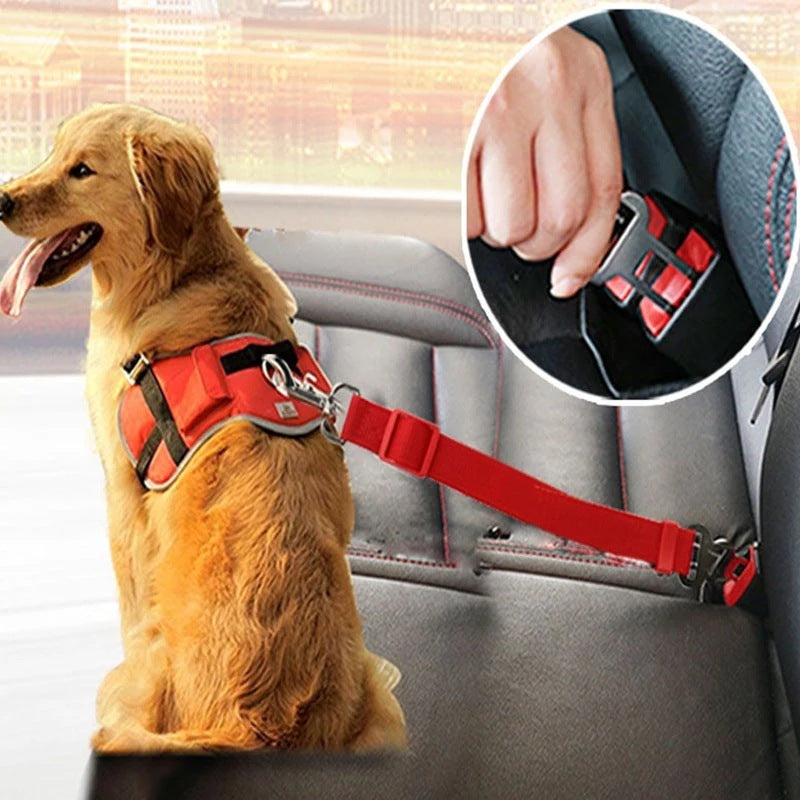 Adjustable Pet Cat Dog Car Seat Belt Pet Seat