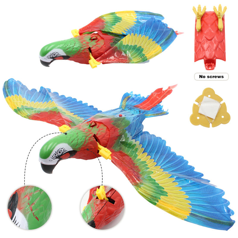 Bird Cat Interactive Pet Toys Hanging Eagle Flying