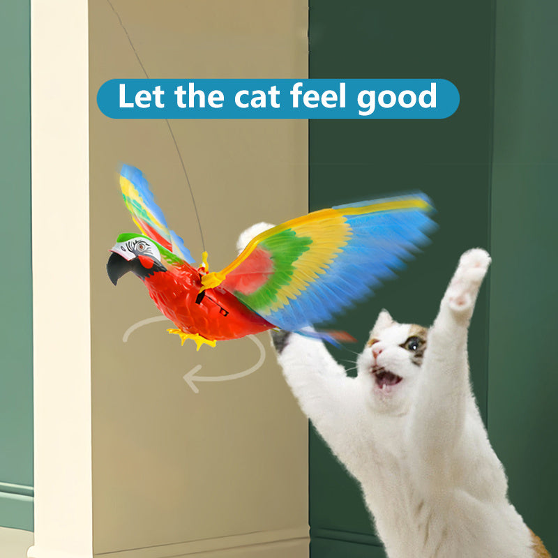 Bird Cat Interactive Pet Toys Hanging Eagle Flying