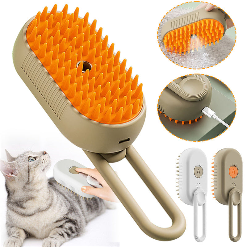 Cat Steam 3 In 1 Electric Spray Cat Hair Brushes