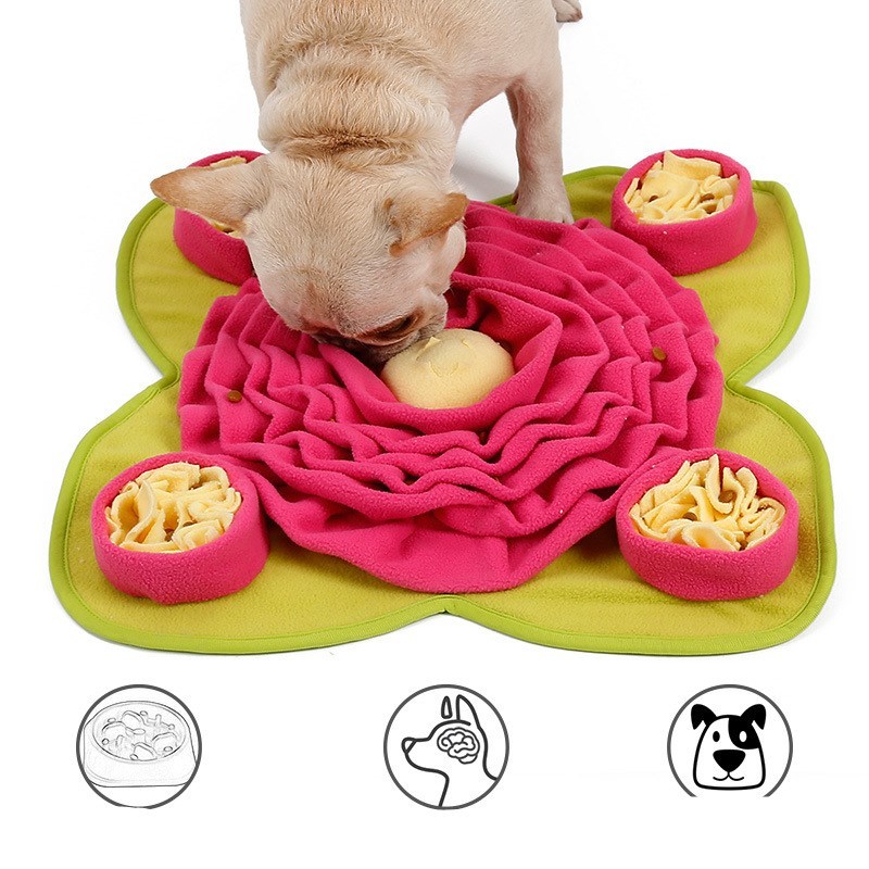 Dog sniff mat training blanket