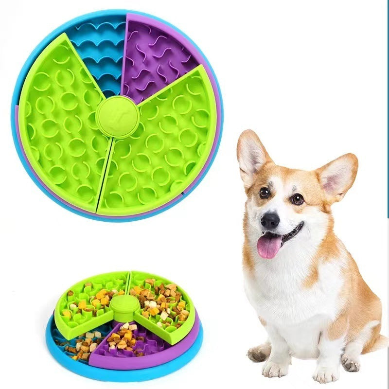 Food Bowl Anti Choking Cat Bowl Dog Basin Puzzle Feeder