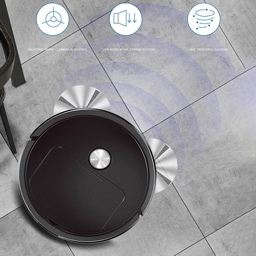 3 In 1 Smart Sweeping Robot For Home Use, Pet Hair Cleaner