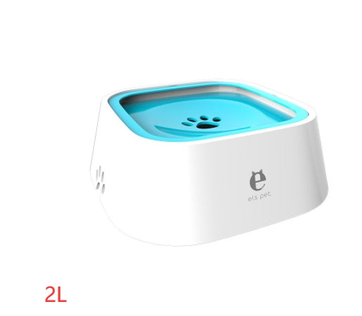 1.5L Cat Dog Water Bowl Carried Floating Bowl