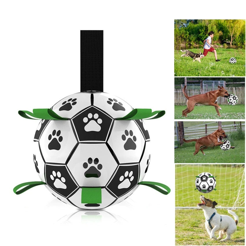 Dog Toys Interactive Pet Football Toys with Grab Tabs Dog