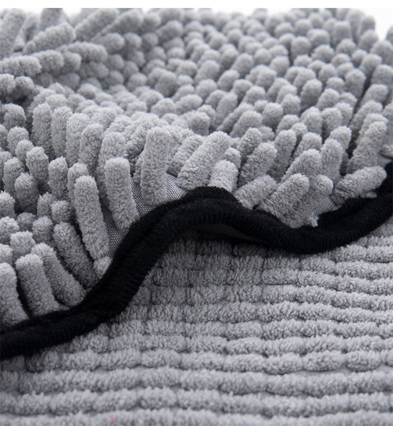 Super Absorbent Dog Bathrobe Microfiber Bath Towels