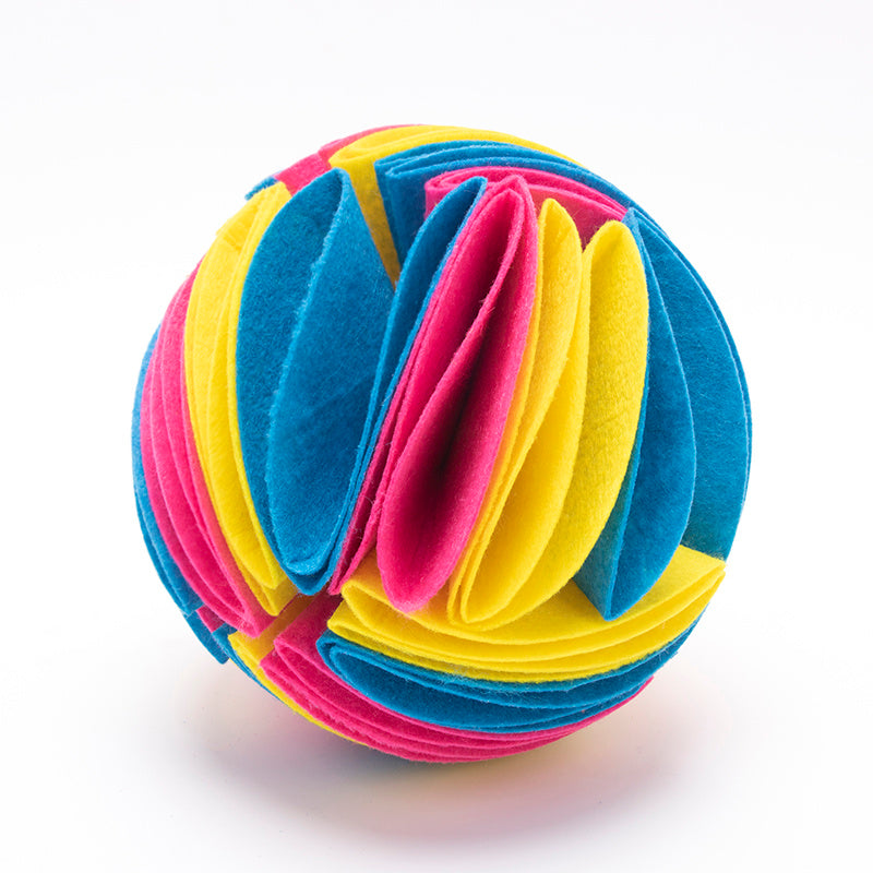 Foldable Dog Snuffle Ball Dog Training Toys Increase IQ